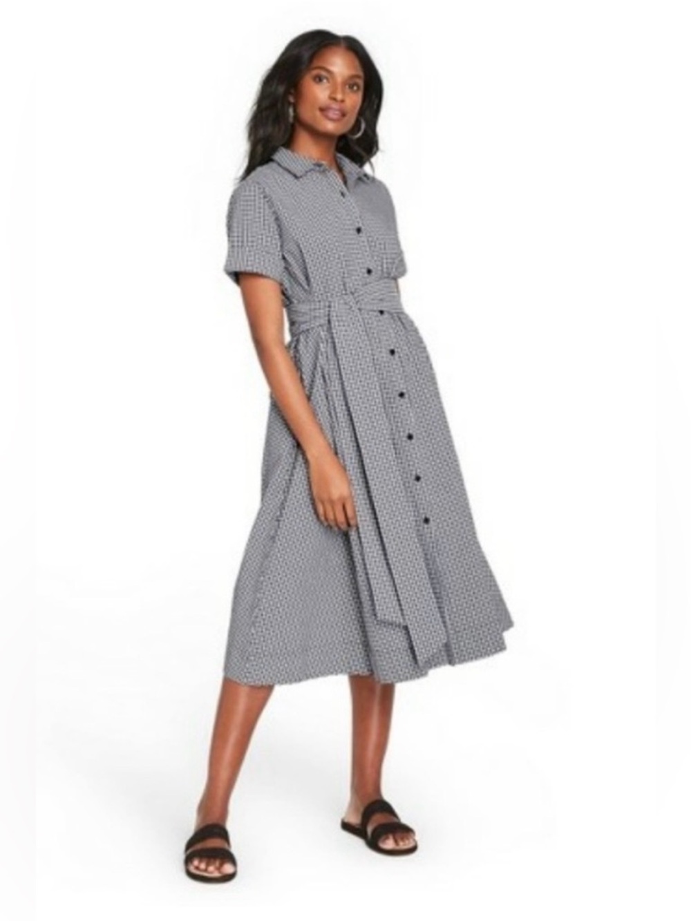 NWOT Lisa Marie Fernandez for Target gingham shirtdress
